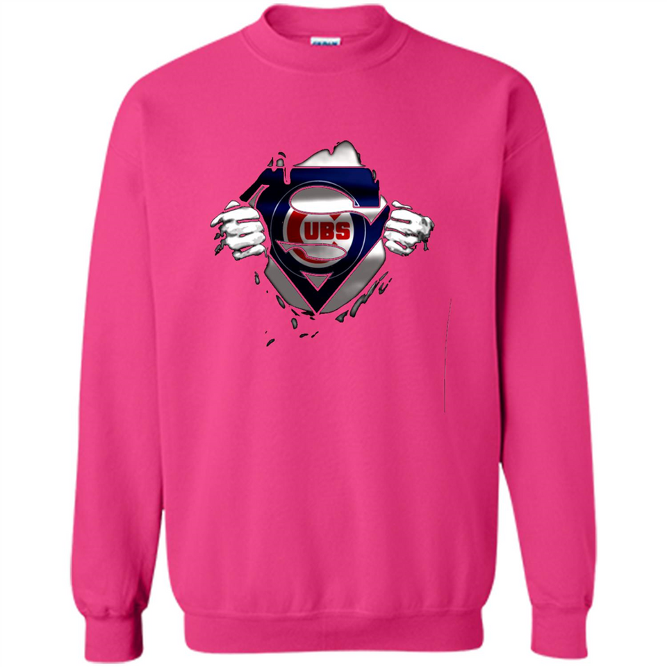 Chicago Cubs And Superman Fans - Sweatshirt