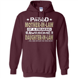 I'm A Proud Mother In Law Of A Freaking Awesome Daughter - Hoodie