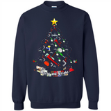 Merry And Bright Plumber Christmas Tree Shirt PINGPONG - Sweatshirt