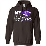 Northwestern Wildcats Football My Heart is on that Field - Hoodie