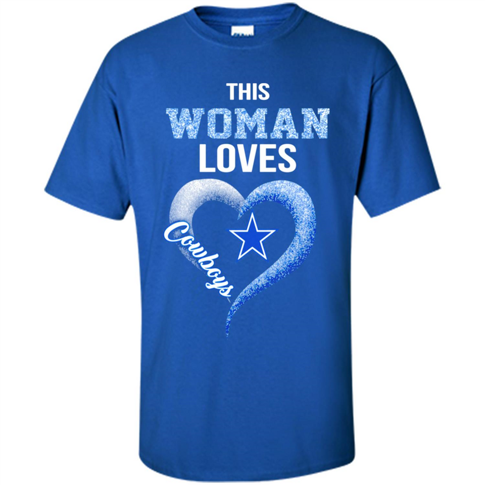 This Woman love Cowboys NFL football team - Shirt
