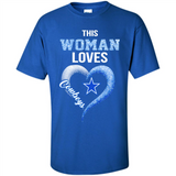 This Woman love Cowboys NFL football team - Shirt