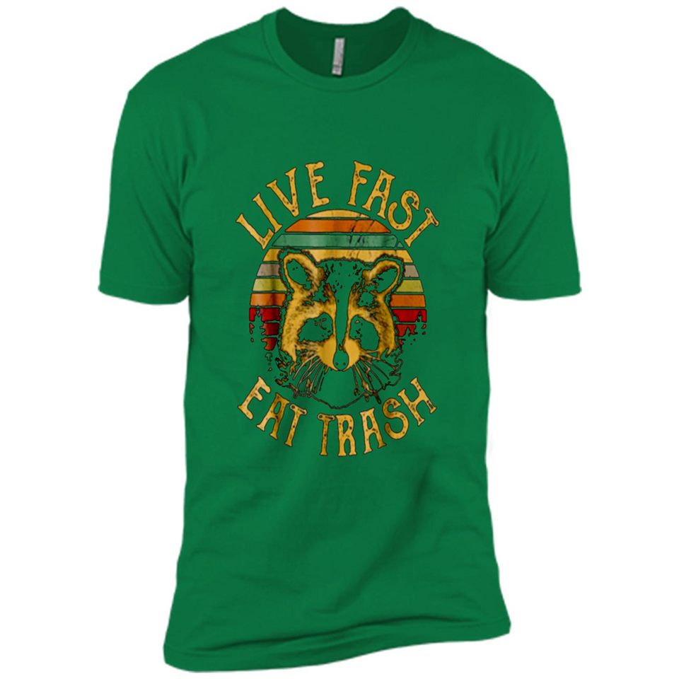Live fast eat trash bear vintage camping PINGPONG