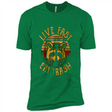 Live fast eat trash bear vintage camping PINGPONG