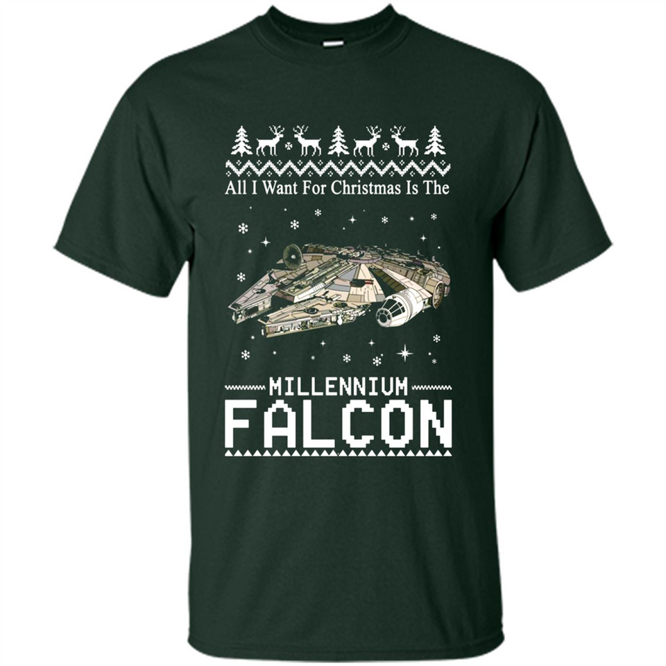 All I Want For Christmas Is The Millennium Falcon ugly PINGPONG