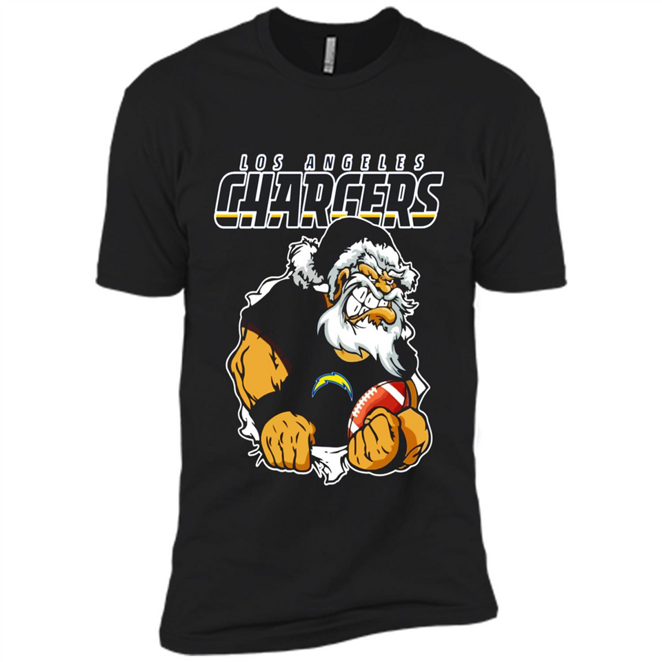 Grumpy Santa Claus Los Angeles Chargers Football Team PINGPONG
