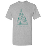 Merry Catmas Funny Cat Christmas Tree Sweatshirt - Shirt