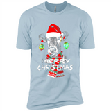 Fabulous Mooey christmas Heifers Cow Christmas lights - Premium Short Sleeve T-Shirt