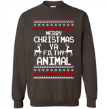 Merry Christmas ya filthy animal ulgy sweater PINGPONG