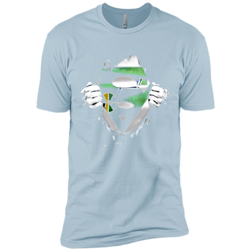 Utah Jazz And Superman Fans - Premium Short Sleeve T-Shirt