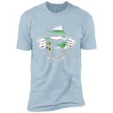 Utah Jazz And Superman Fans - Premium Short Sleeve T-Shirt