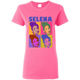 Selena Gomez Light Color - Ladies Short-Sleeve