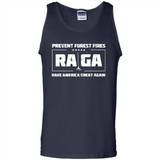 Prevent Forest Fires Rake America Great Again Shirt PINGPONG - Tank Top