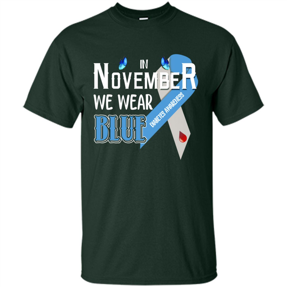 November We Wear Blue Diabetes Awareness