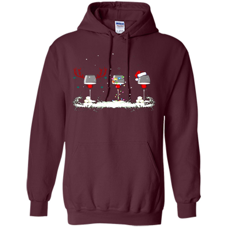 Christmas Red Wine - Merry Xmas T-Shirt - Hoodie
