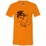 National Breast Cancer Day - Canvas Unisex V-Neck