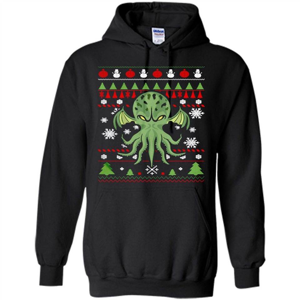 Octopus Ugly Sweater Christmas - Hoodie