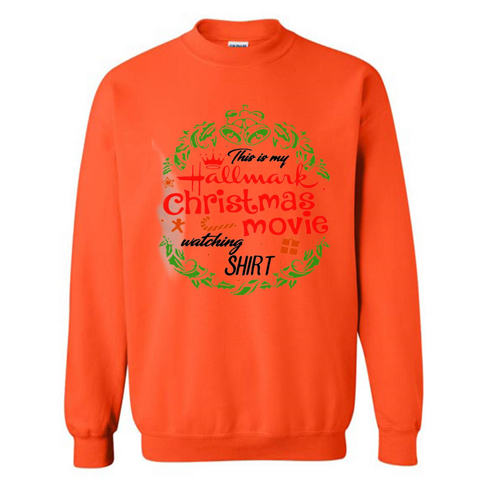 This is My Hallmark-Christmas Movies Watching Sporty T-Shirt - Sweatshirt