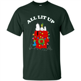 Peanuts By Schulz Snoopy Young Men_s Christmas - Shirt