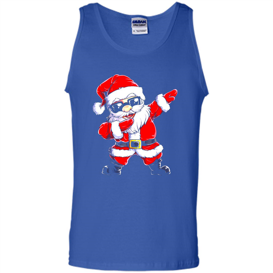 Christmas shirt Dabbing Santa Claus Xmas Gift - Tank Top