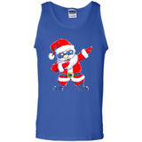 Christmas shirt Dabbing Santa Claus Xmas Gift - Tank Top