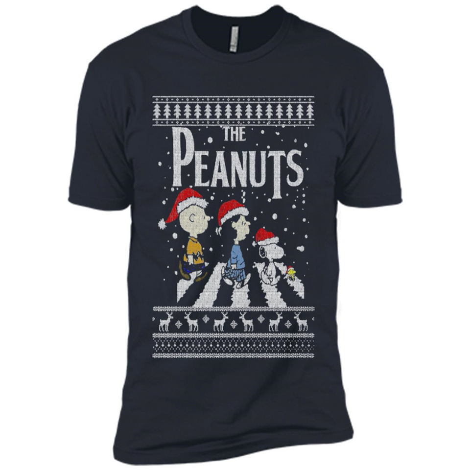 Snoopy Peanuts Ugly Christmas - Premium Short Sleeve T-Shirt