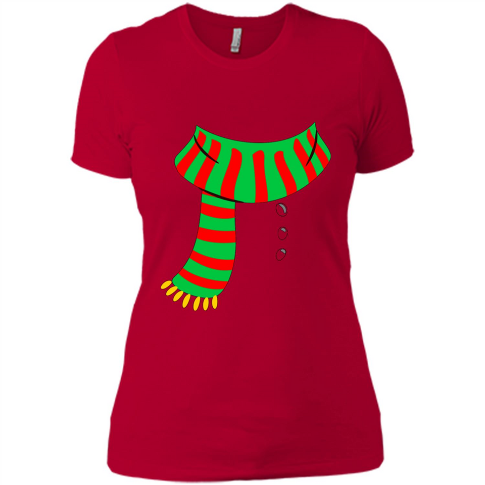 Snowman Scarf Costume T-shirt Christmas