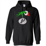 Amazing shirt San Antonio Spurs Glitter Grinch Monogram Ornament Christmas Gift - Hoodie