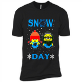 Snow Day Shirt For Carolina Panthers Vs Minion Fans pingpong