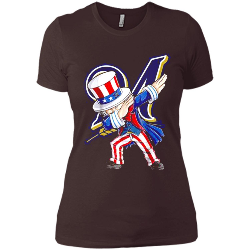 MLB MILWAUKEE BREWERS UNCLE SAM DABBING INDEPENDENCE DAY
