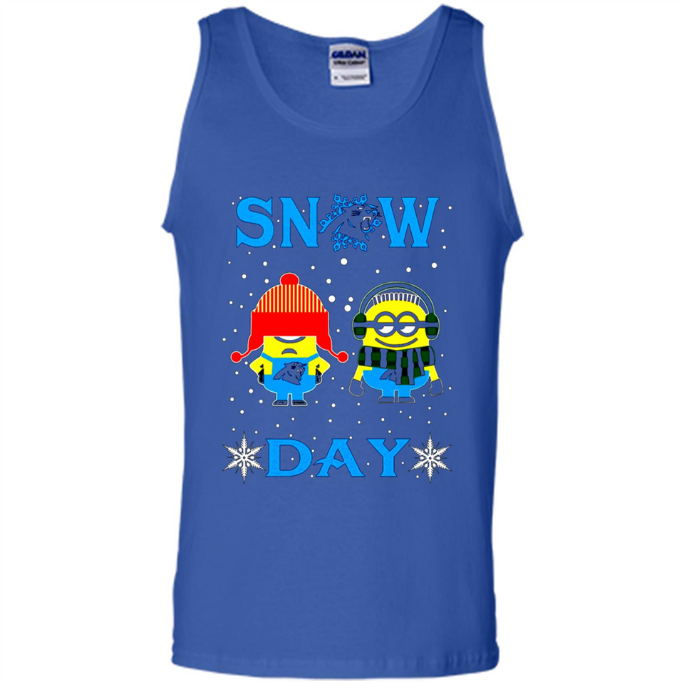 Snow Day Shirt For Carolina Panthers Vs Minion Fans pingpong