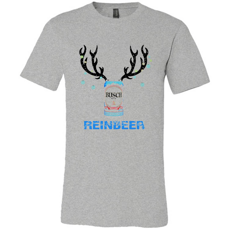 Busch Reinbeer Funny Beer Reindeer Christmas Sweatshirt - Canvas Unisex T-Shirt