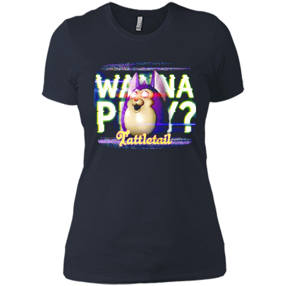 Wanna Play Tattletail - Ladies' Boyfriend T-Shirt