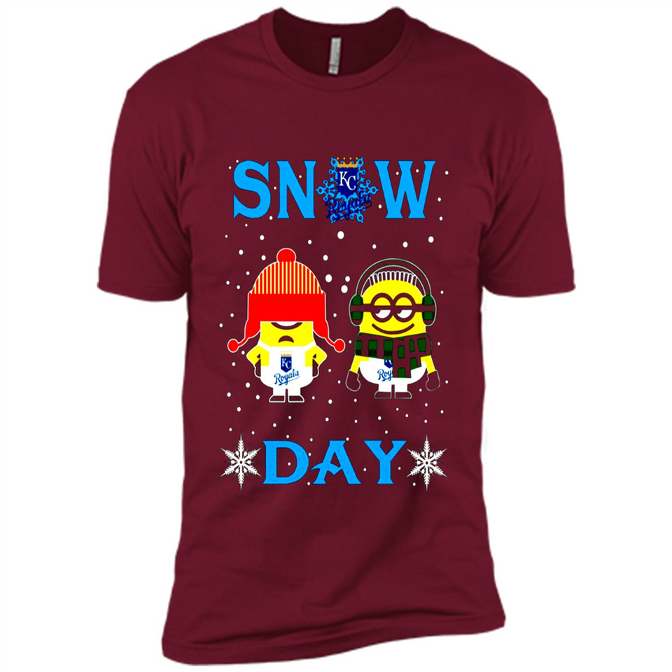 Snow Day Shirt For Kansas City Royals Vs Minion Fans pingpong