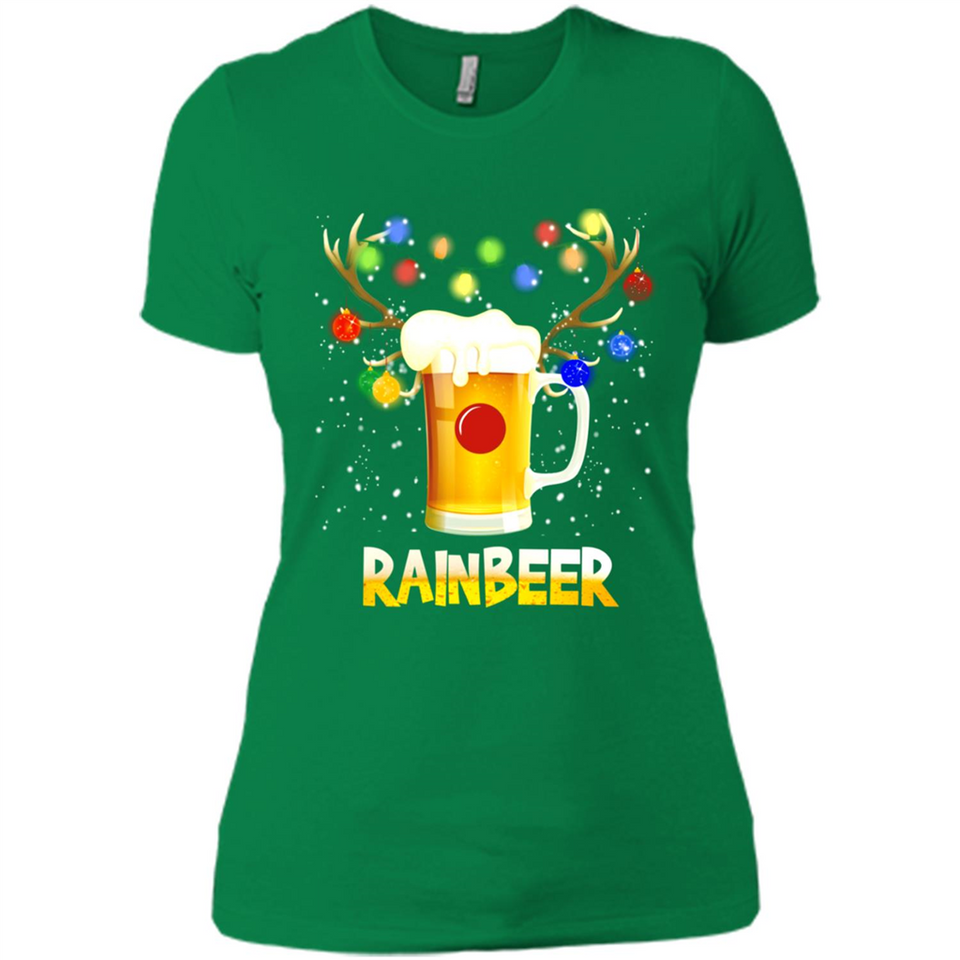 Rainbeer Christmas Reindeer Beer Drinking