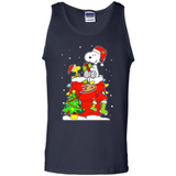 Anaheim Ducks Snoopy Ugly Christmas Sweaters - Sao chép - Tank Top