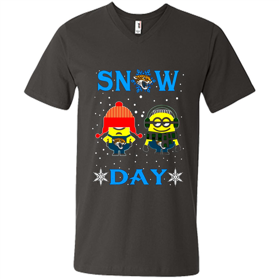Snow Day Shirt For Jacksonville Jaguars Vs Minion Fans pingpong