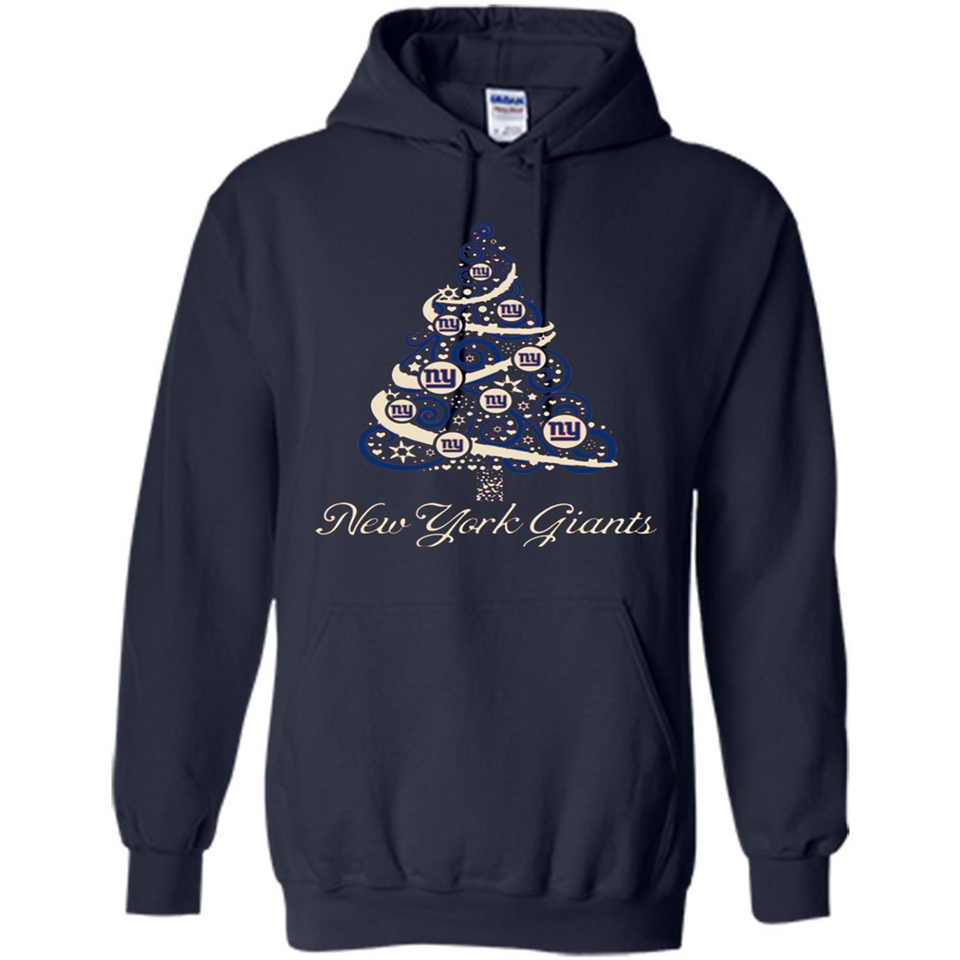 New York Giants NFL Football Team Logo Christmas Tree T-Shirt - Hoodie