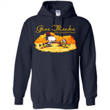 Snoopy Thanksgiving Give Thanks With A Grateful Heart - Hoodie