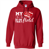 Oklahoma Sooners Football My Heart is on that Field - Hoodie
