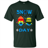 Snow Day Shirt For Carolina Panthers Vs Minion Fans pingpong