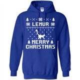 Vintage Tee For Women Men Graphic Shirts Lemur Ugly Christmas Sweater - Hoodie