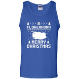 Flowerhorn Christmas T-shirt, Ugly Christmas Sweater - Tank Top