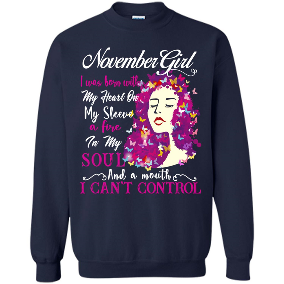 November Butterfly Girl - Sweatshirt