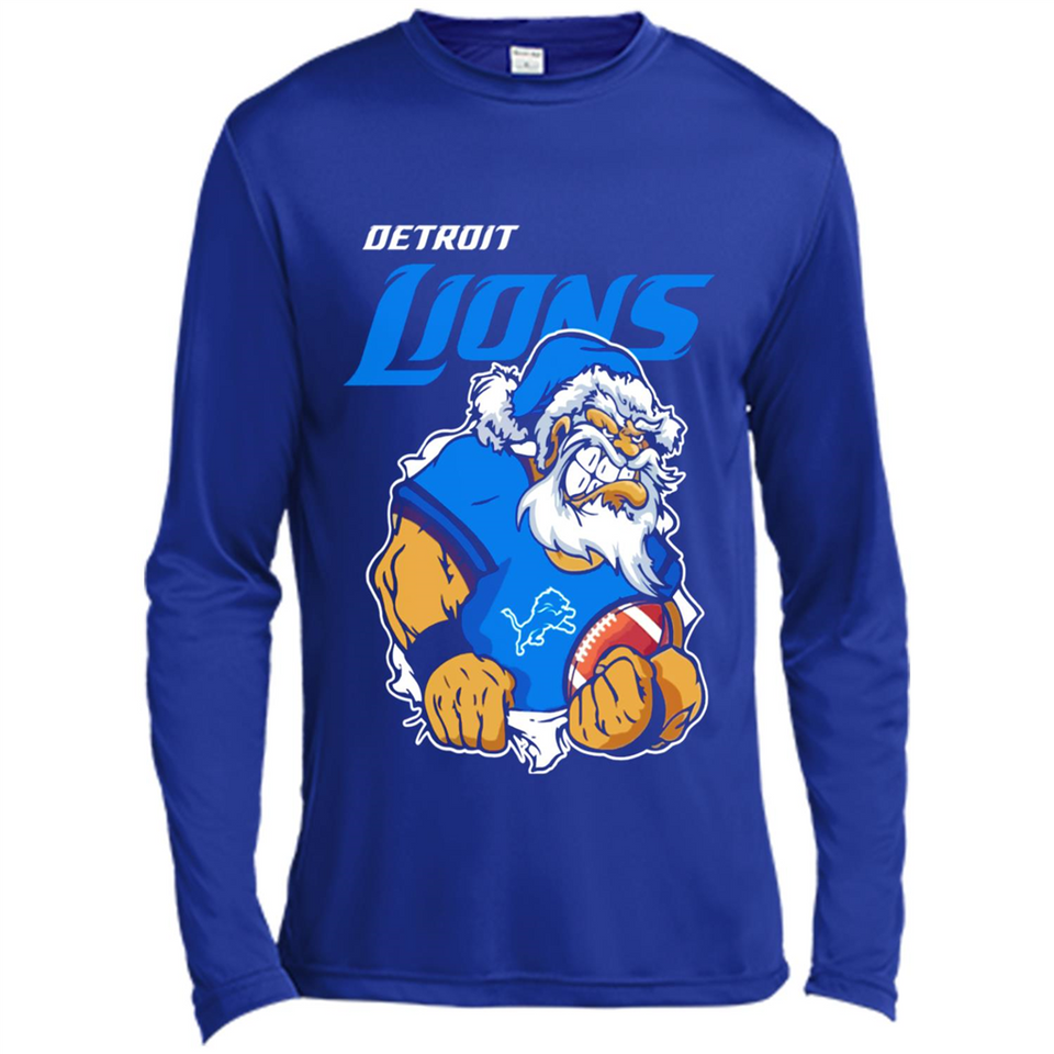 Grumpy Santa Claus Detroit Lions Football Team PINGPONG