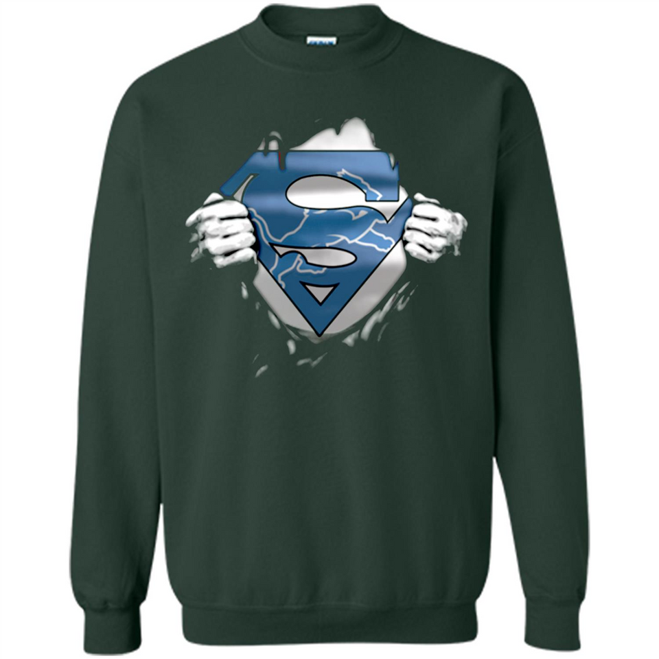 Detroit Lions And Superman Fans - Sweatshirt