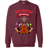 New Orleans Saints NFL Reindeer Funny Merry Christmas And Happy New Year