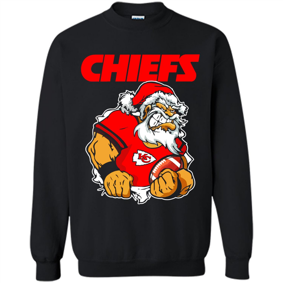 Grumpy Santa Claus Kansas City Chiefs Football Team PINGPONG