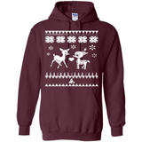 Rudolph and Clarice Ugly Christmas Sweater - Hoodie