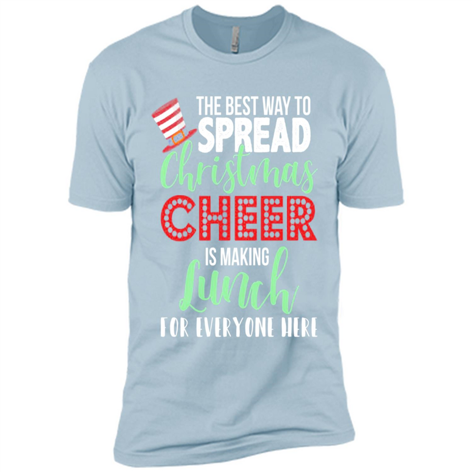 Spread Christmas Cheer Lunch Family Xmas Gift Ls - Premium Short Sleeve T-Shirt
